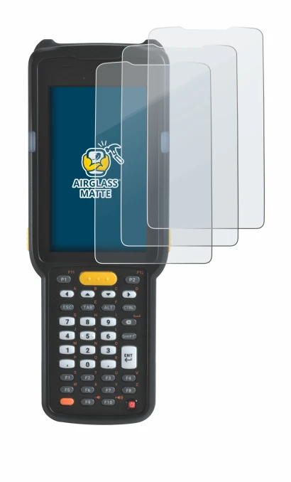 Image of the device Zebra MC330L with a wide variety of screen protectors.