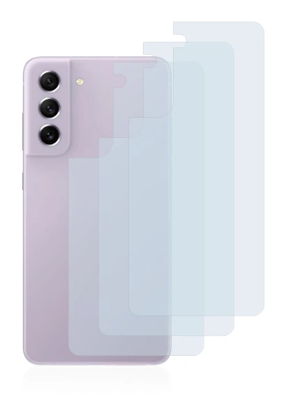 Image of the device Samsung Galaxy S21 FE 5G (Back) with a wide variety of screen protectors.