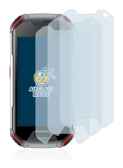 Image of the device Unihertz Atom XL with a wide variety of screen protectors.