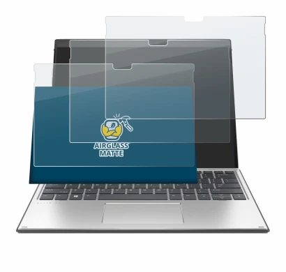 Image of the device HP Elite x2 G8 with a wide variety of screen protectors.