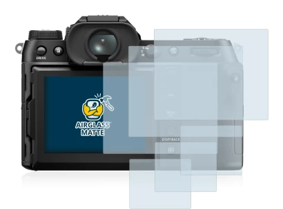 Image of the device Fujifilm GFX50S II with a wide variety of screen protectors.