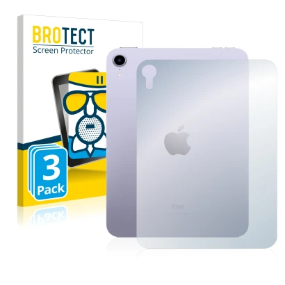 Front side of a product packaging with the brand logo BROTECT. Next to it is the device Apple iPad Mini 6 WiFi 2021 (6. Gen, B