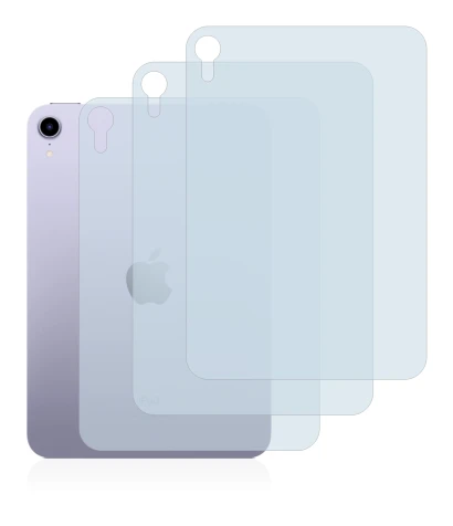 Image of the device Apple iPad Mini 6 WiFi 2021 (6. Gen, Back) with a wide variety of screen protectors.