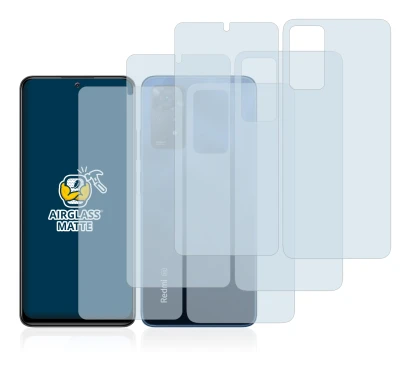 Image of the device Xiaomi Redmi Note 11 Pro 5G (Front+Back) with a wide variety of screen protectors.