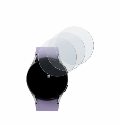Image of the device Samsung Galaxy Watch 5 (40mm) with a wide variety of screen protectors.