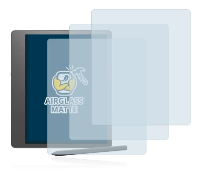 Image of the device Amazon Kindle Scribe with a wide variety of screen protectors.