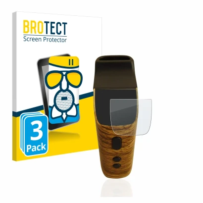Front side of a product packaging with the brand logo BROTECT. Next to it is the device Wolkenkraft FENiX Mini Vaporizer shown