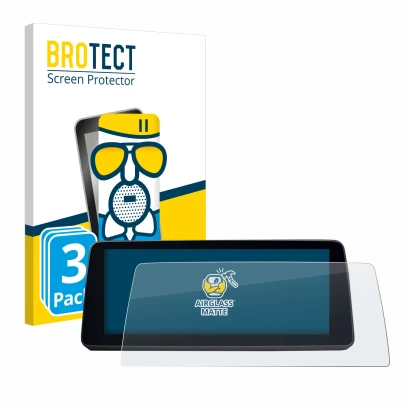 Front side of a product packaging with the brand logo BROTECT. Next to it is the device BMW 5 G30/G31 2017-2019 shown with the