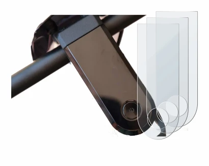 Image of the device NIU KQi3 Max with a wide variety of screen protectors.