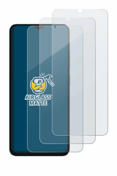 Image of the device Oscal C70 with a wide variety of screen protectors.