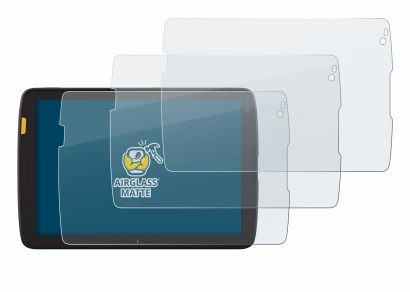 Image of the device Zebra ET40 8" with a wide variety of screen protectors.