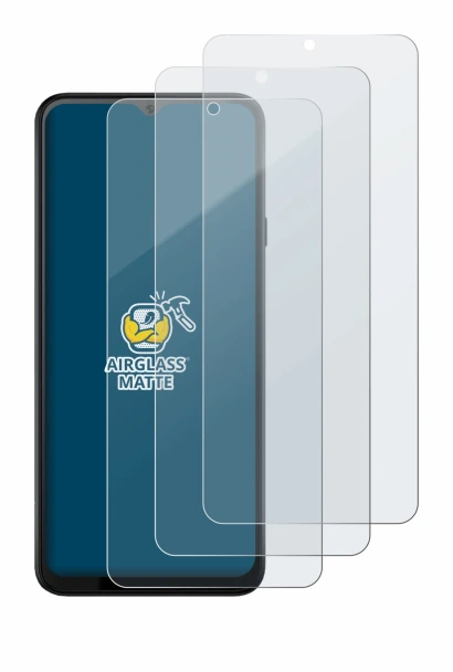Image of the device Cubot Note 50 with a wide variety of screen protectors.