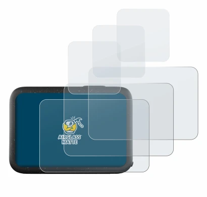 Image of the device GoPro Hero 12 Black with a wide variety of screen protectors.