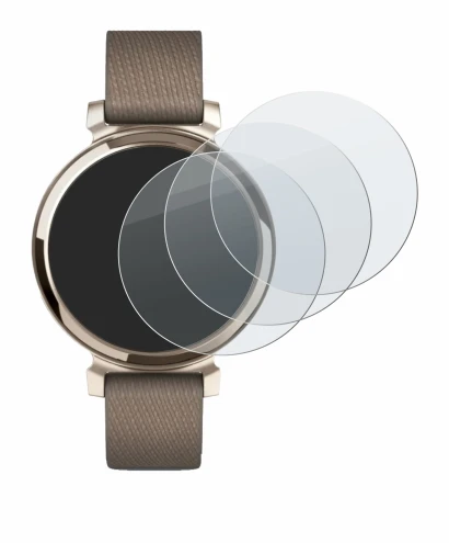 Image of the device Garmin Lily 2 with a wide variety of screen protectors.