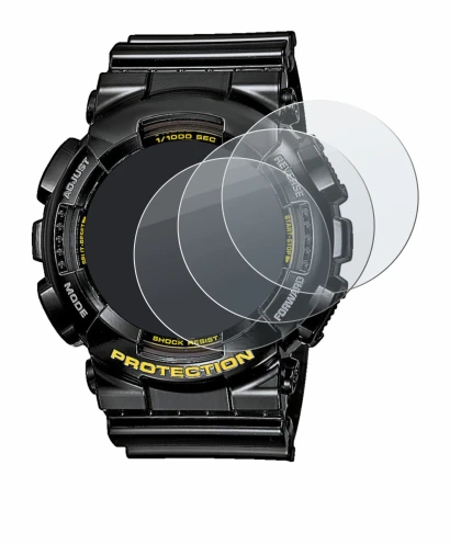 Image of the device Casio G-Shock GA-110GB-1A with a wide variety of screen protectors.