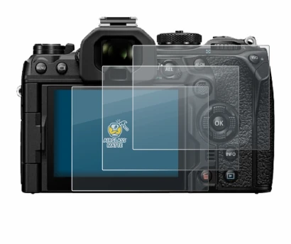 Image of the device Olympus OM System OM-1 Mark II with a wide variety of screen protectors.