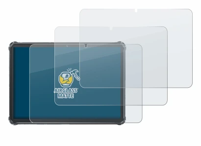 Image of the device Oukitel RT8 with a wide variety of screen protectors.
