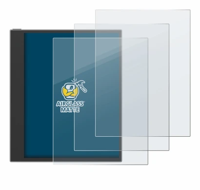 Image of the device PocketBook InkPad Eo (2024) with a wide variety of screen protectors.