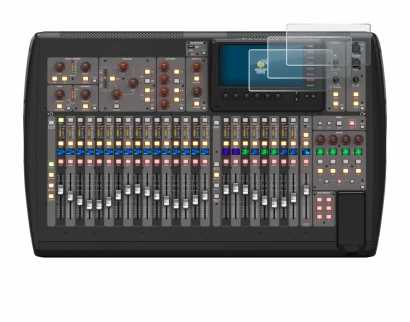 Image of the device Behringer X32 with a wide variety of screen protectors.