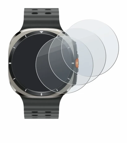 Image of the device Samsung Galaxy Watch Ultra (47 mm) with a wide variety of screen protectors.