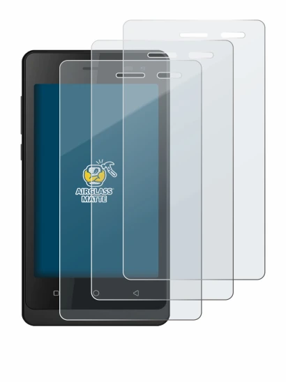Image of the device Logicom Wave 2 with a wide variety of screen protectors.