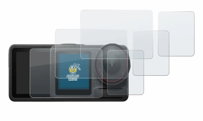 Image of the device DJI Osmo Action 5 Pro (case-friendly) with a wide variety of screen protectors.
