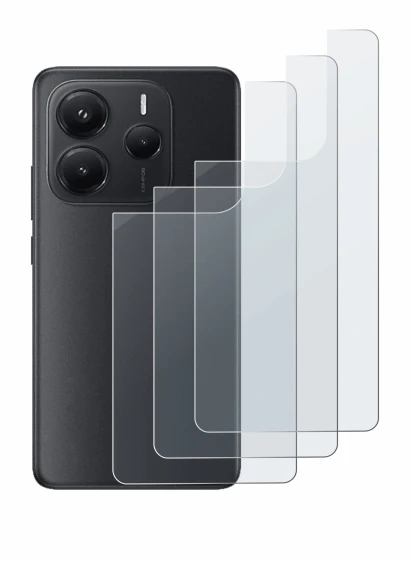 Image of the device Xiaomi Redmi Note 14 (Back) with a wide variety of screen protectors.