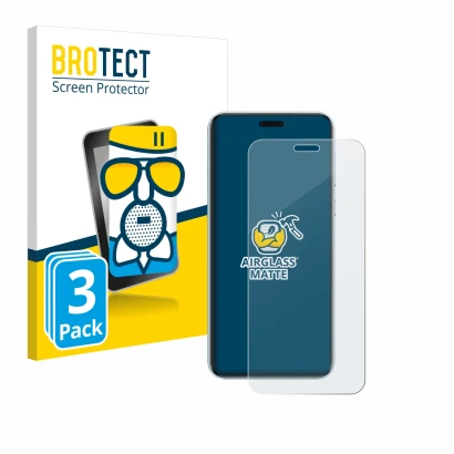 Front side of a product packaging with the brand logo BROTECT. Next to it is the device Honor Magic 7 RSR Porsche Design shown