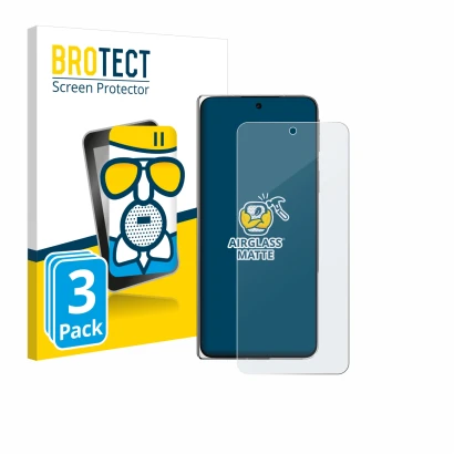 Front side of a product packaging with the brand logo BROTECT. Next to it is the device Oppo Find N5 shown with the correspond