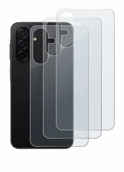 Image of the device Samsung Galaxy A26 5G (Back) with a wide variety of screen protectors.