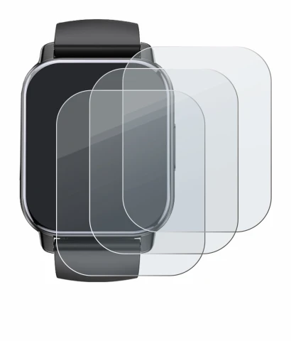 Image of the device Poounur T80 1.95" with a wide variety of screen protectors.