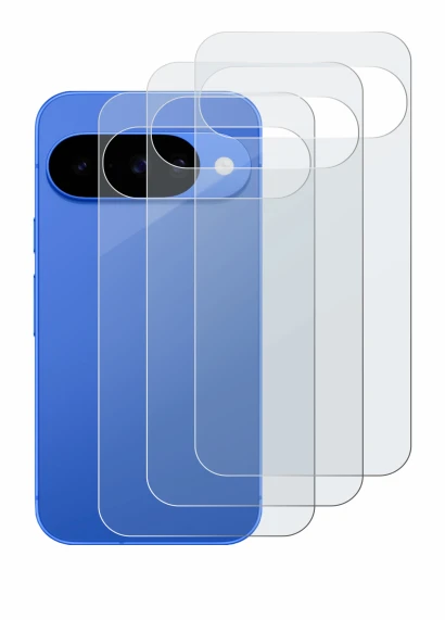 Image of the device Google Pixel 10 (Back) with a wide variety of screen protectors.