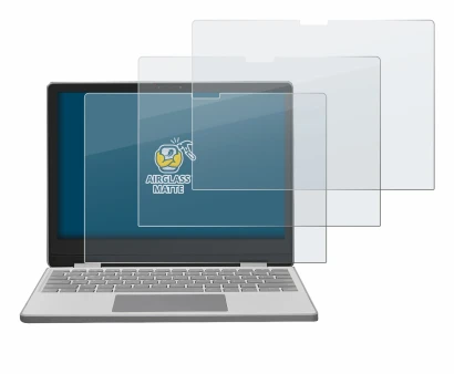 Image of the device Framework Laptop 12 with a wide variety of screen protectors.