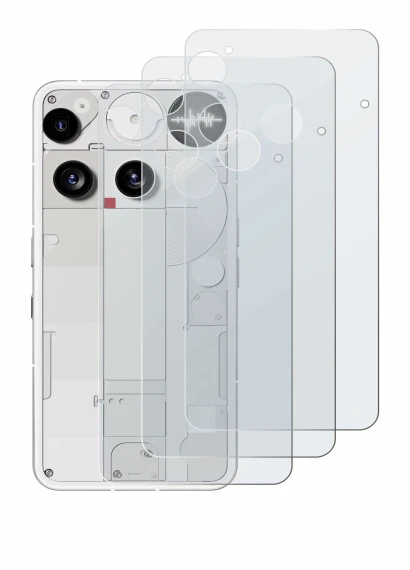 Image of the device Nothing Phone (3) (Back) with a wide variety of screen protectors.