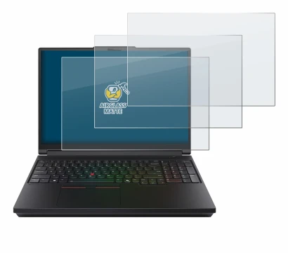 Image of the device Lenovo ThinkPad P16 Gen 3 with a wide variety of screen protectors.