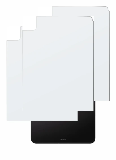 Image of the device Apple iPad Pro 11" 2025 (Back) with a wide variety of screen protectors.