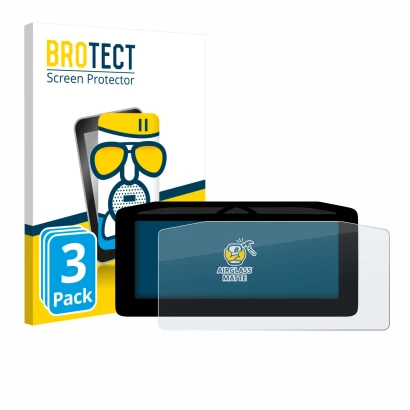 Front side of a product packaging with the brand logo BROTECT. Next to it is the device Ducati Streetfighter V4 2025 Speedomet