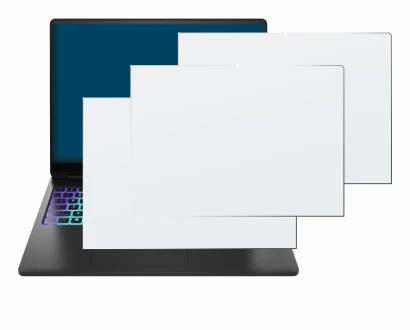 Image of the device HP Omen Max 16 with a wide variety of screen protectors.