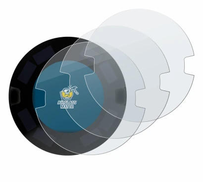 Image of the device OOONO P-DISC NO3 with a wide variety of screen protectors.