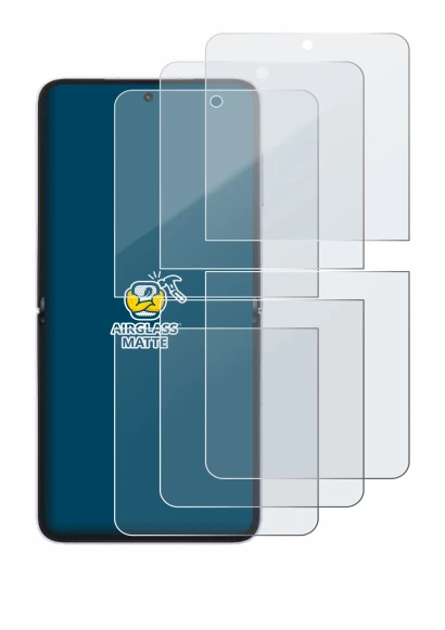 Image of the device Honor Magic V Flip 2 with a wide variety of screen protectors.