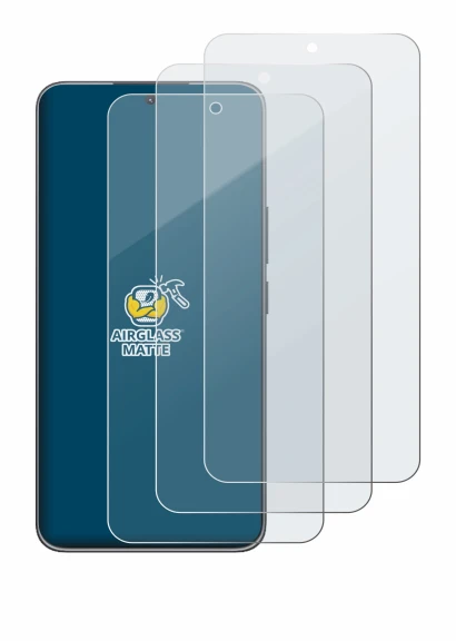 Image of the device Honor X60 GT with a wide variety of screen protectors.