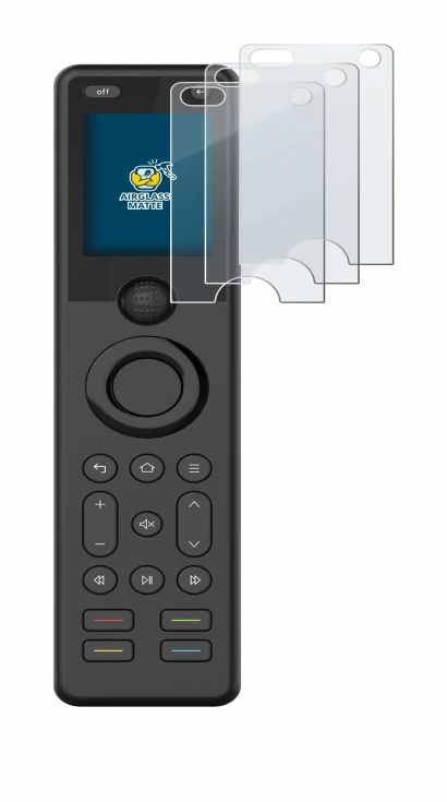 Image of the device Sofabaton X1S with a wide variety of screen protectors.