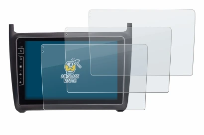 Image of the device Dynavin D9-69H Premium Flex 9" with a wide variety of screen protectors.