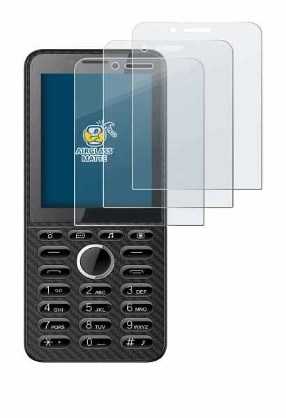 Image of the device Energizer E288S with a wide variety of screen protectors.