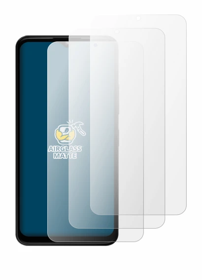 Image of the device HMD Arc with a wide variety of screen protectors.