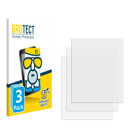 Front side of a product packaging with the brand logo BROTECT. Next to it is the corresponding screen protector.