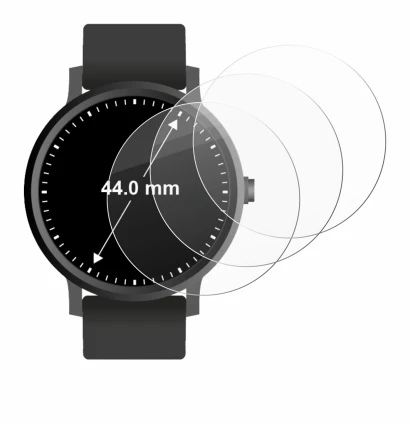 Image of the device Watches (Circular, ø: 44 mm) with a wide variety of screen protectors.