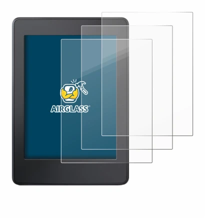 Image of the device Amazon Kindle Paperwhite 2015 (7th Gen.) with a wide variety of screen protectors.
