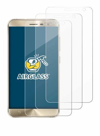 Image of the device ASUS ZenFone 3 ZE552KL with a wide variety of screen protectors.