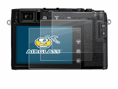 Image of the device Fujifilm X-E3 with a wide variety of screen protectors.